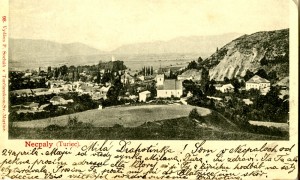 Pohľad na Necpaly - začiatok 20. storočia